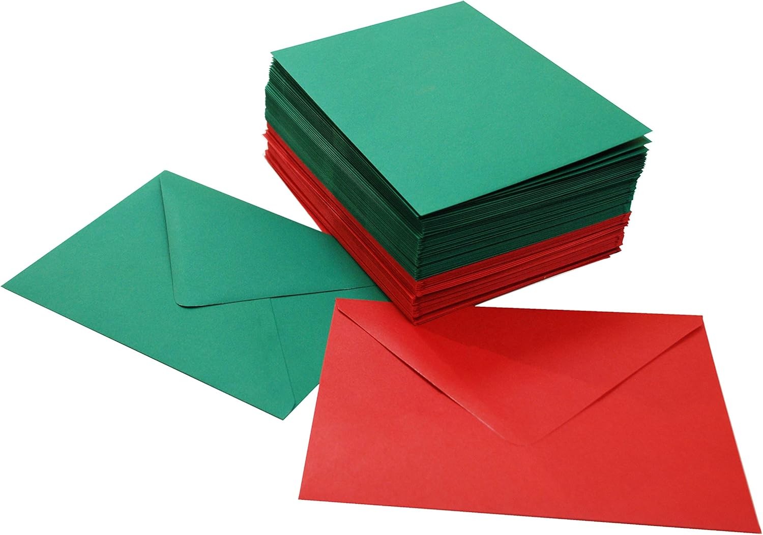 Craft UK 2359-100 C5 Xmas Envelopes (50 Red & 50 Green)