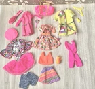Barbie & Others Doll Clothes & Accessories Lot Assorted 1990s Vintage