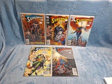 Superman DC Comics Newsstands Lot Of 5