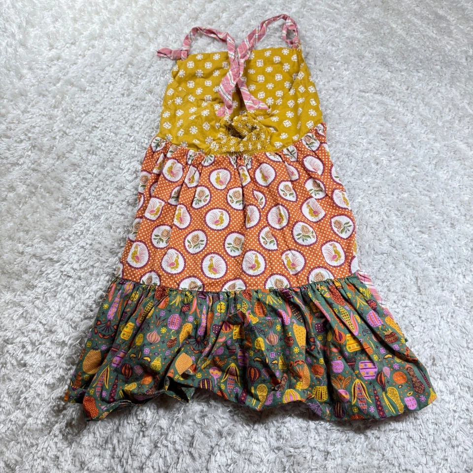 Matilda Jane Girls Size 10 Austin Rivers Tiered Sleeveless Dress Colorful Boho - Image 2 of 4
