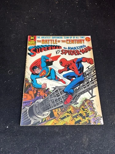 The Battle Of The Century Superman Vs. The Amazing Spiderman 1976 Oversized