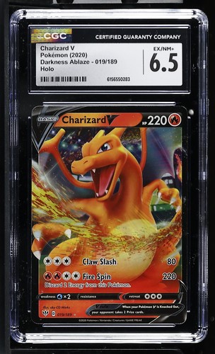 Charizard V graded CGC 6.5 for sale on eBay