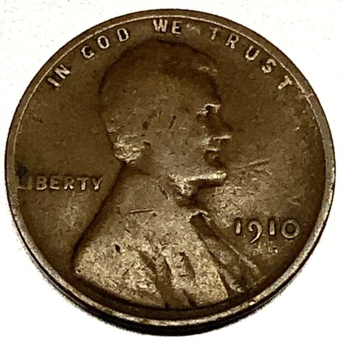1910 P Lincoln Wheat Cent Penny Good Condition "Actual Coin Pictured" - 1776