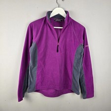 Berghaus Fleece Womens UK 12 Purple Long Sleeve Jumper Sweatshirt Outdoor