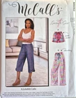 MCCALLS PATTERN 8063 PANTS SHORTS MISSES SIZES  LARGE XLARGE XXLARGE  UNCUT  NEW