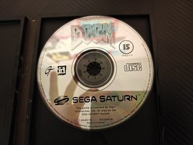 Sega Saturn - Doom versione PAL in scatola senza manuale venditore USA BEL DISCO SPEDIZIONE GRATUITA