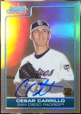 2006 Bowman Chrome - Prospects Refractors #BC233 Cesar Carrillo /500 Baseball NM
