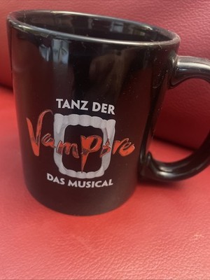 Tanz der Vampire  Musical Hamburg Schwarz Kaffeebecher Tasse Merchandising