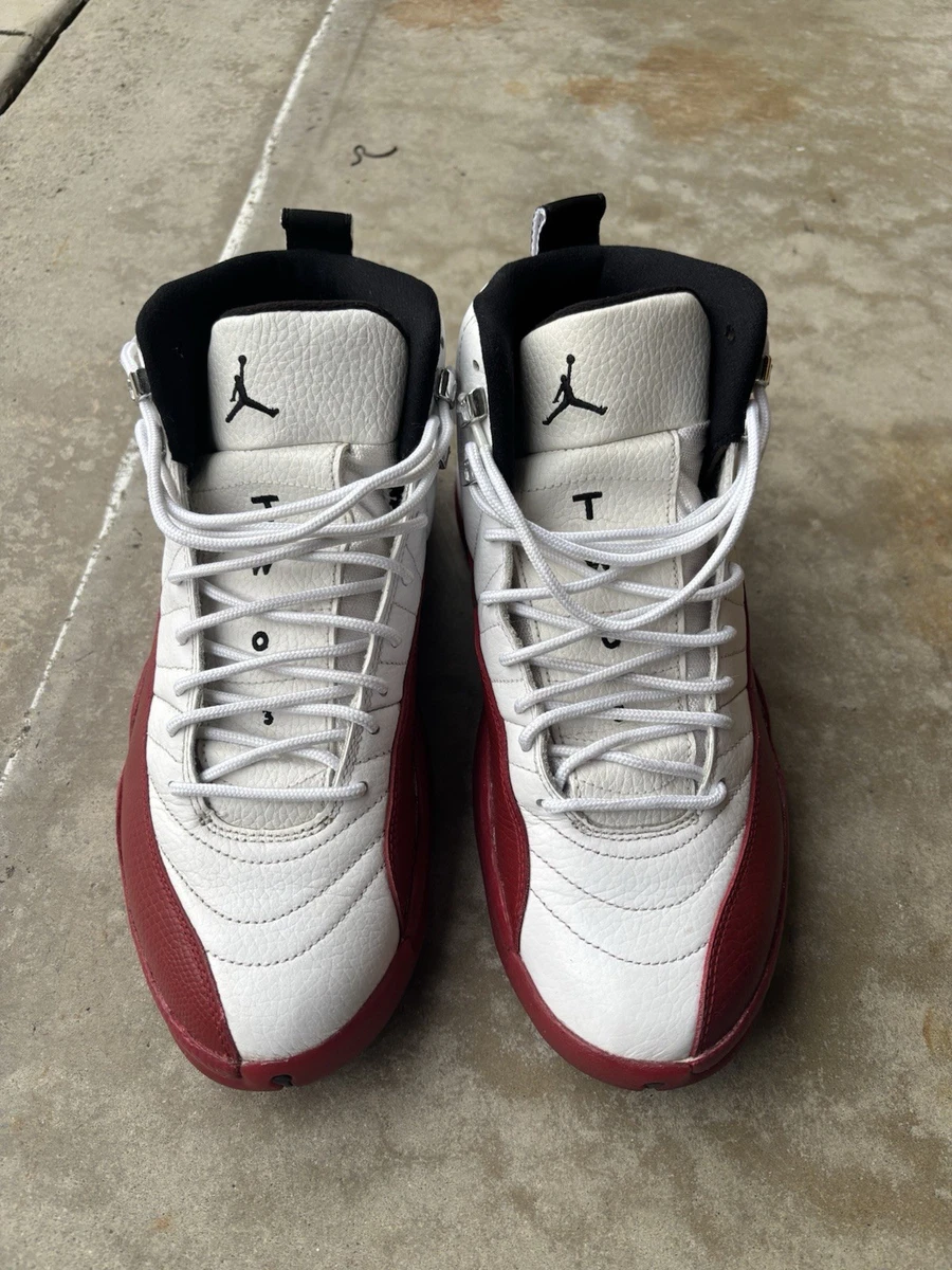 Jordan XII (12) 2009 Retro – “Rising Sun” – White – Varsity Red – Black, 9.5 Size 9.5 - Jordan 12 Retro White 2009 for sale online | eBay main image 2