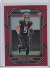 2022 Panini Prizm Football Red Drake London #308 PSA 8.5