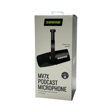 Shure MV7 USB XLR Podcasting Dynamic Microphone - Black