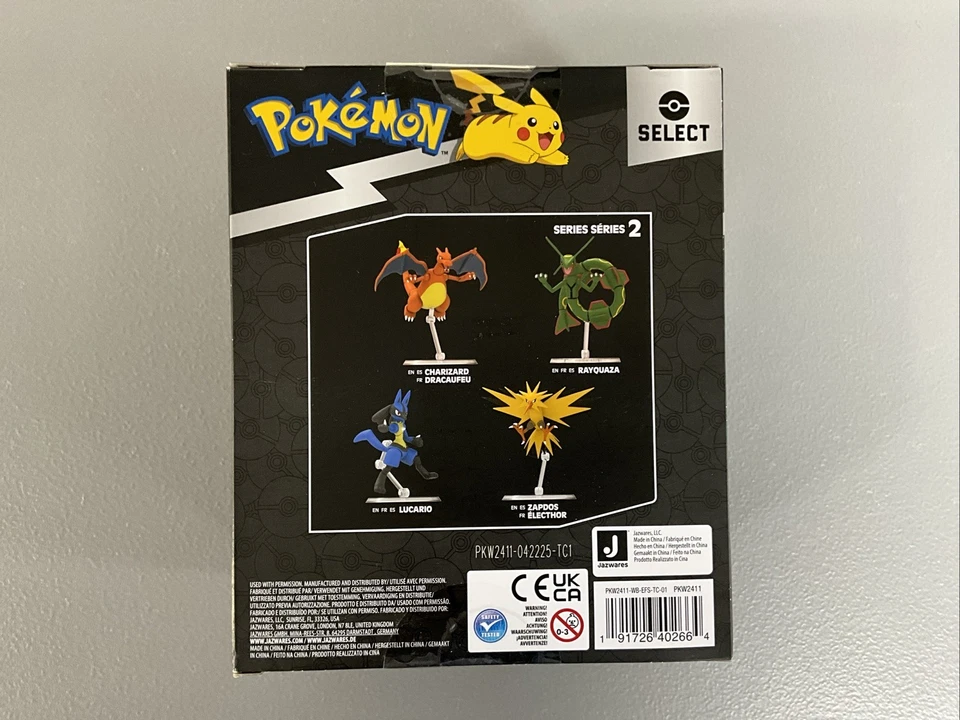Figura de acción articulada Pokémon Jazwares Select Lucario 6 pulgadas serie 3 nueva en caja  Foto 3 de 4