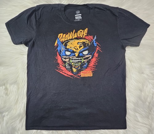 Funko POP! Tee Marvel Zombies Wolverine Men Graphic T Shirt, (L)