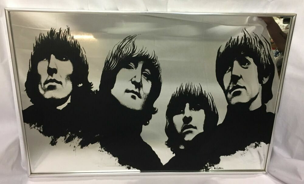 THE BEATLS ビートルズ　ミラー BEATLES MIRROR ANNIVERSARY RUBBER SOUL 1977 SIZE 20/30