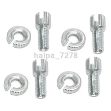 4PC Motorcycle ATV Brake Clutch Cable Adjuster 8mm Adjusting Nut Bolts Universal