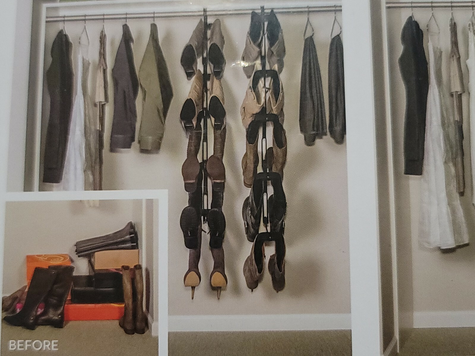 5 Pair Hanging Boot Rack • Boot Butler