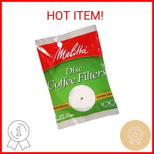 Melitta 3.5 Percolator Disc Coffee Filters, White, 100 Count eBay