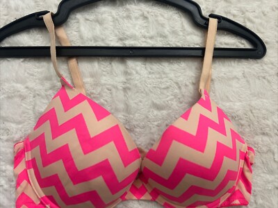 Victorias Secret PINK Bra Womens 34C pink  Wear Everywhere  Push Up