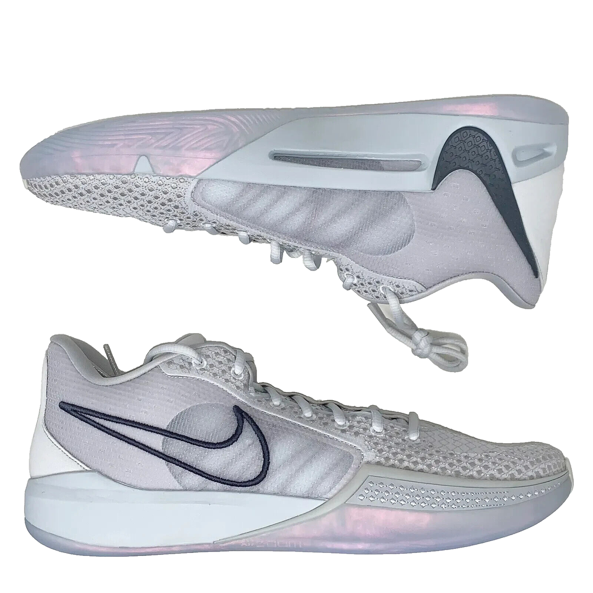 Nike Sabrina 1 Ionic Photon Dust White Sneakers Womens 5 Mens 3.5
