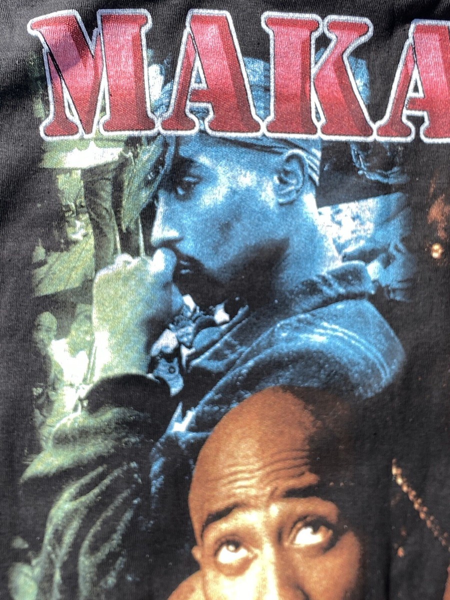 Vintage 90s Tupac 2Pac Against All Odds Tribute Makaveli Rap