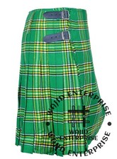 Scottish Traditional Handmade Irish Tartan Kilt For Men Custom Size 8 Yard Kilt