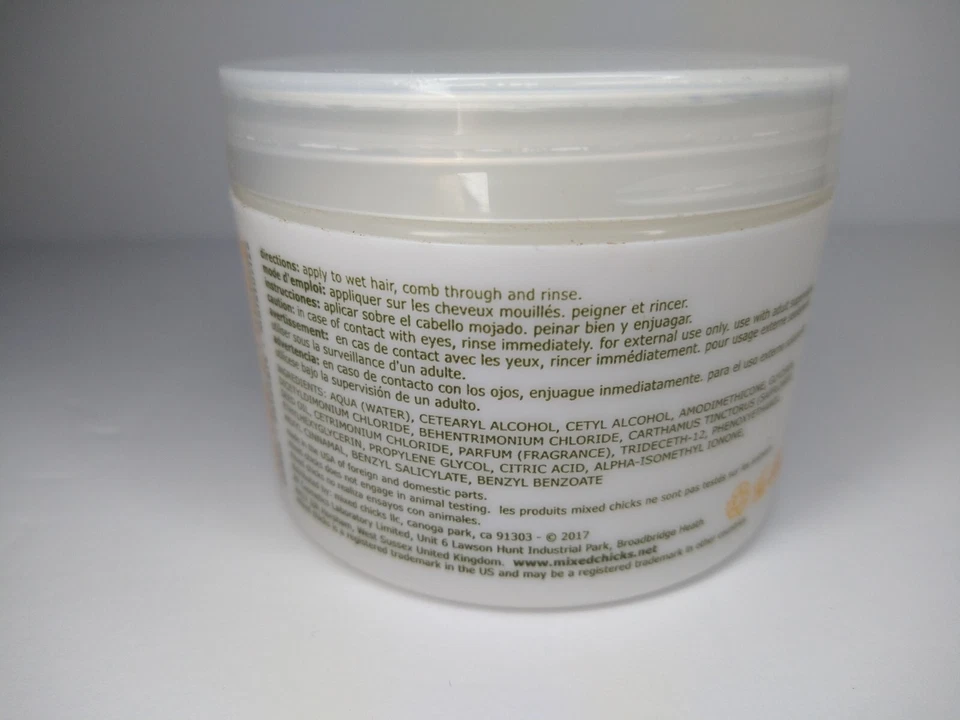 Acondicionador profundo Mixed Chicks Nurish Detangle reconstruir y suavizar 8 fl oz Foto 2 de 3