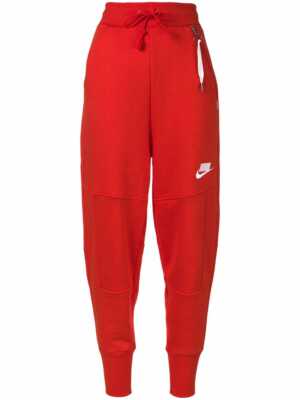 nike red joggers womens