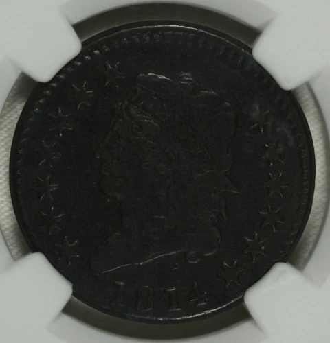 1814 Classic Cent .01. NGC VF 20 Details. S-294.