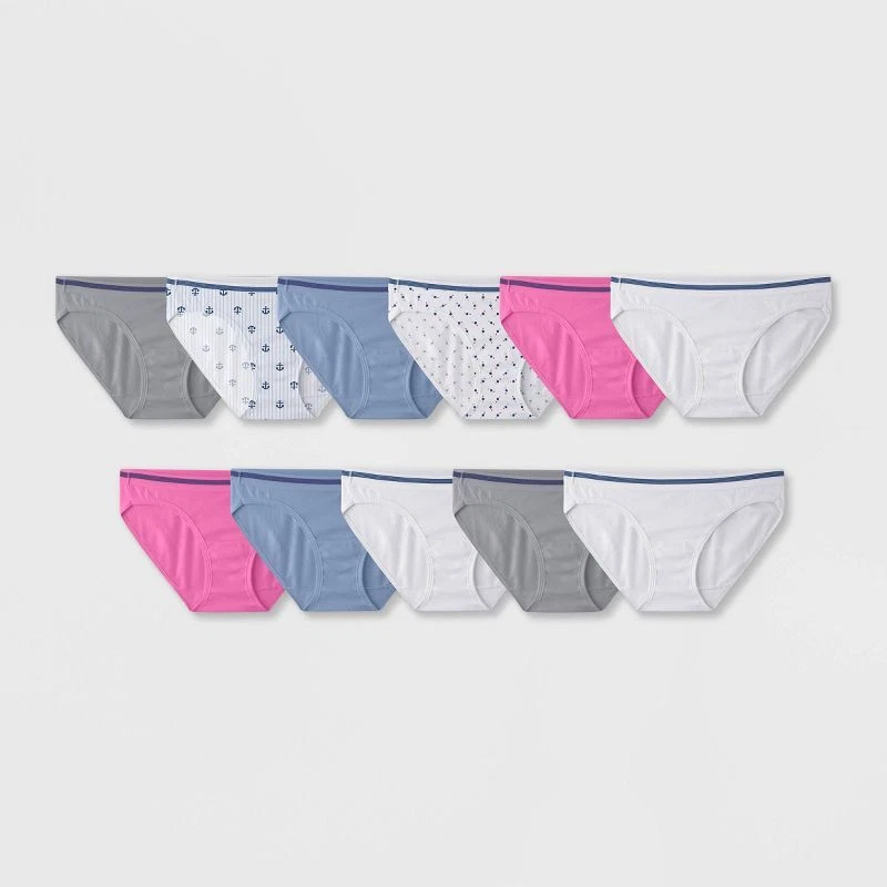 Fruit of the Loom® Women's 10+1 Bonus Bikinis "100% Cotton & Tag-Free" 11DBIKT - Image 2 of 4