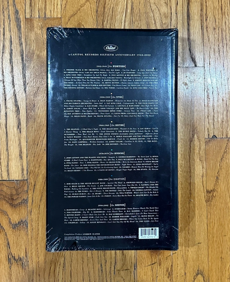 CAPITOL RECORDS 60TH ANNIVERSARY CD BOXED SET w/ Pic Book 1942-2002 Sealed - Image 2 of 4