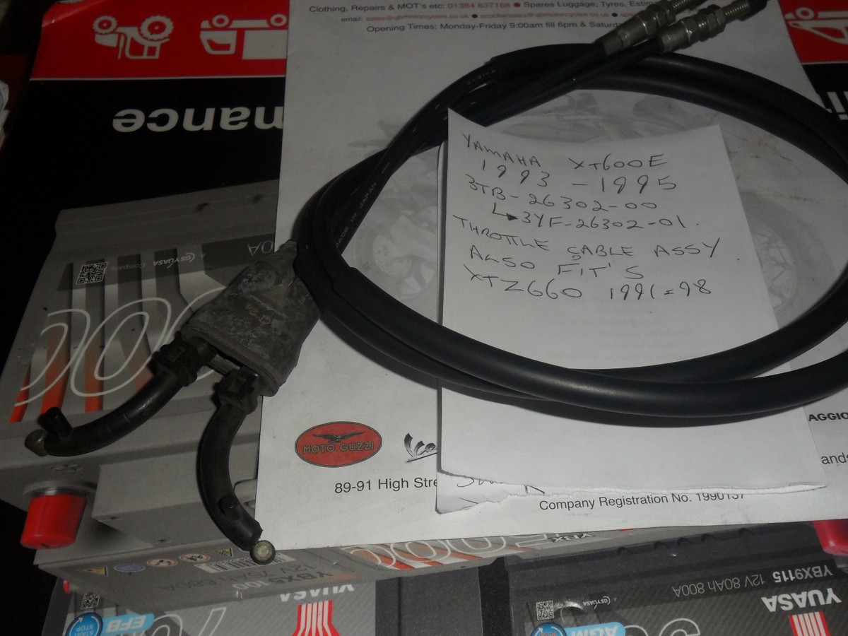 INSPEKTIONSBLATT ENTRETIEN YAMAHA XT 600 Z Tenere Type 3AJ Année 1990