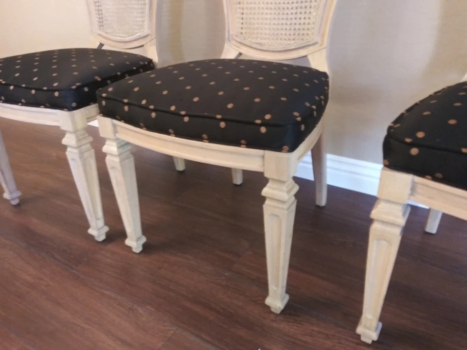 Silla de empresa Henredon Fine Furniture rara antigua Foto 3 de 4