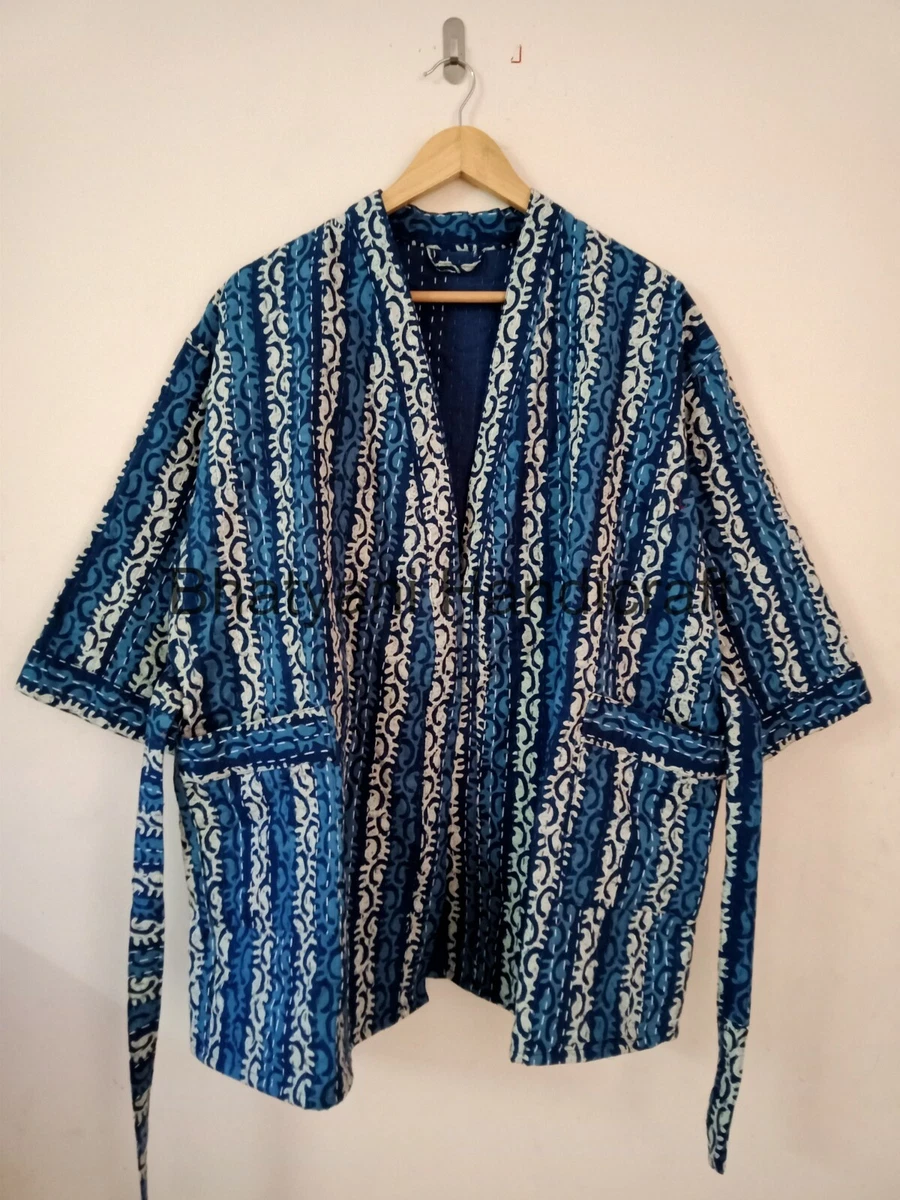 Cotton kimono shop jacket
