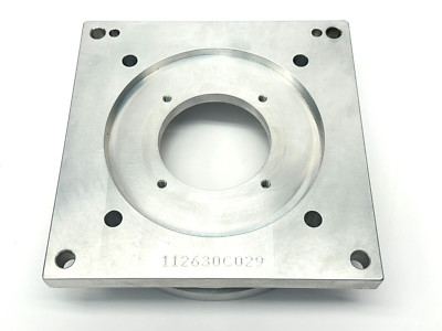 112630C029 Bracket 8-1/8 x 8-1/8'' Plate 6-1/2'' Circle Diameter 3-1/8'' Opening