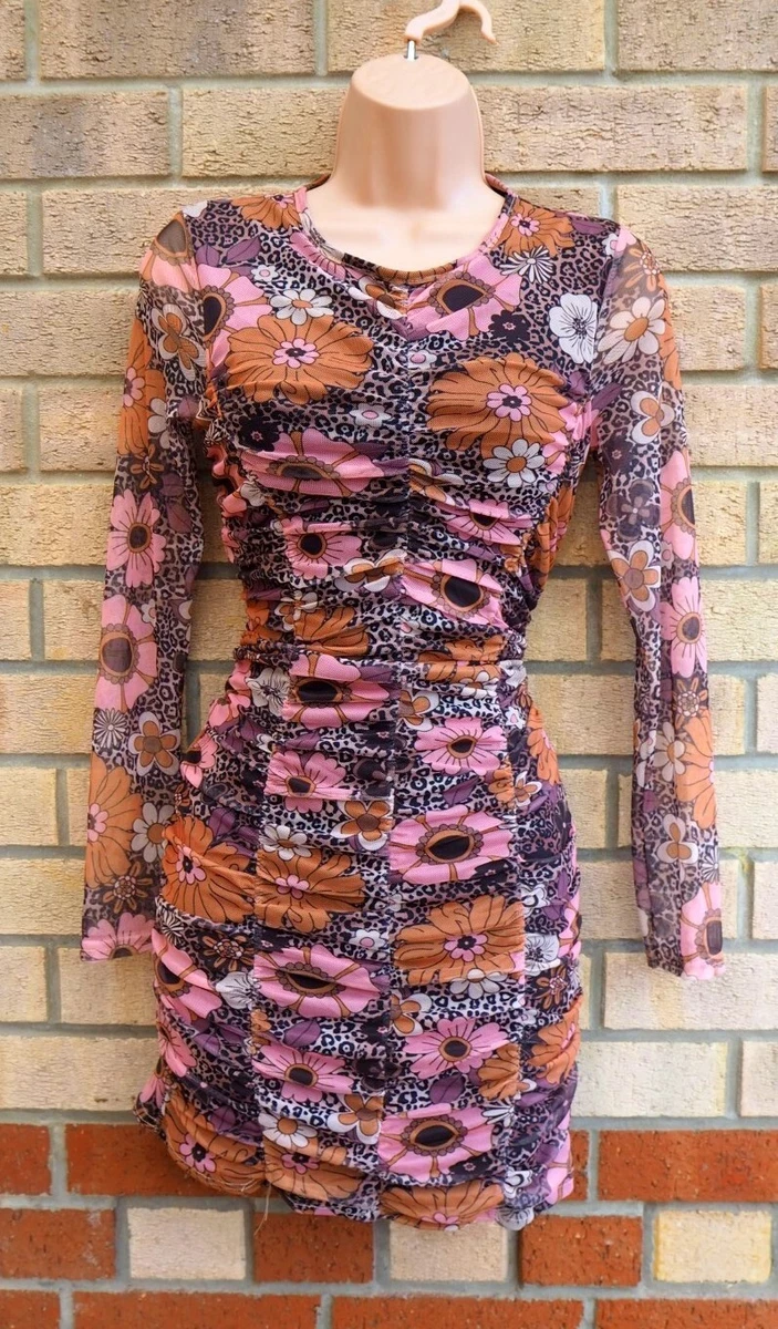 Missguided pink bodycon best sale dress