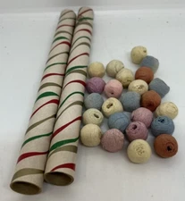 VTG BAZOOKA BLOW SPIT WAD SHOOT TOY TARGET GUN Tubes & Ammo. Cardboard & Paper