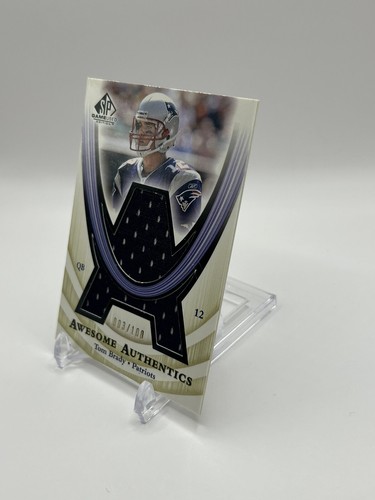 Maglia Tom Brady 2004 SP gioco edizione usata fantastica autentica #AACH 003/100 - Foto 3 di 9