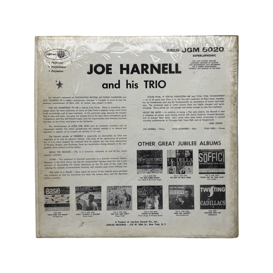 A48 Joe Harnell and his Trio - 1963 Jubilee Records JGM 5020