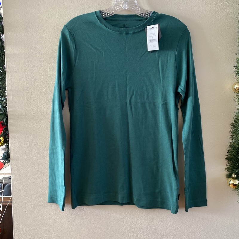 New 1991 By Cotton On Men's Elm Green Long Sleeve T Shirt Size S