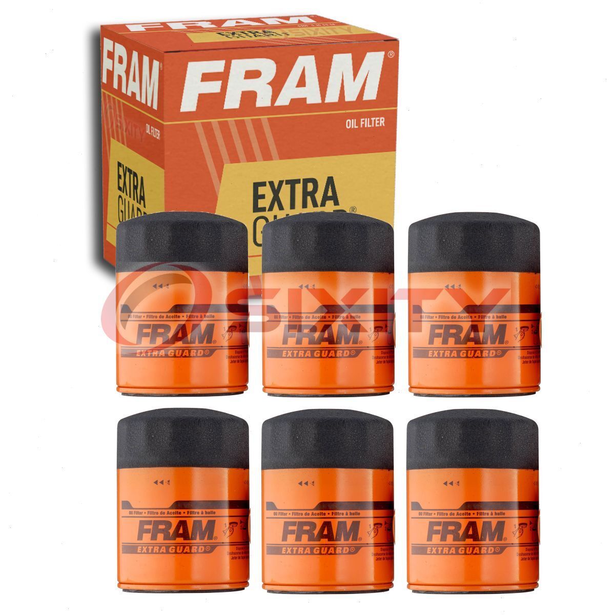 6 pc FRAM Extra Guard PH10575 Engine Oil Filters for TL22500BP TL22500 sz