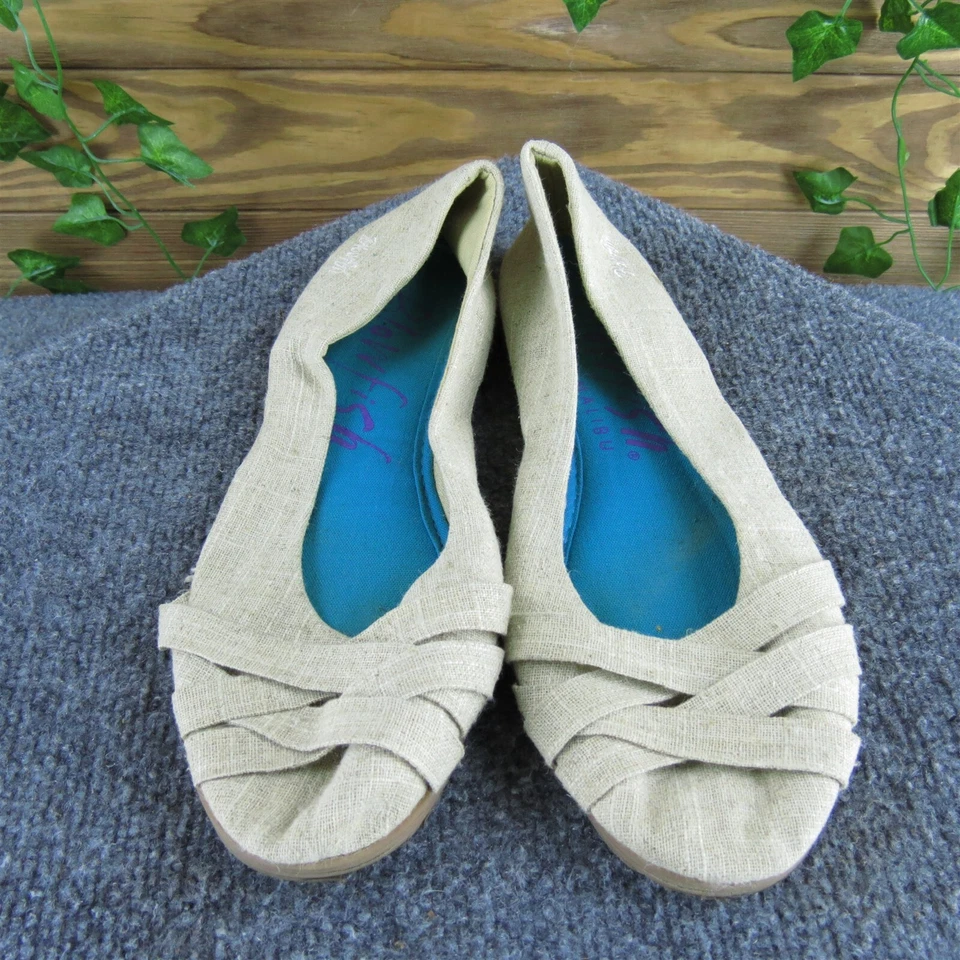 Tecido Feminino Blowfish Ballet Taupe Tamanho 10 Médio Suavemente Usado 2025 - Imagem 2 de 4