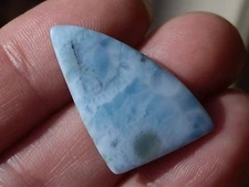 Beautiful Blue Larimar Freeform Cab, 2.9g