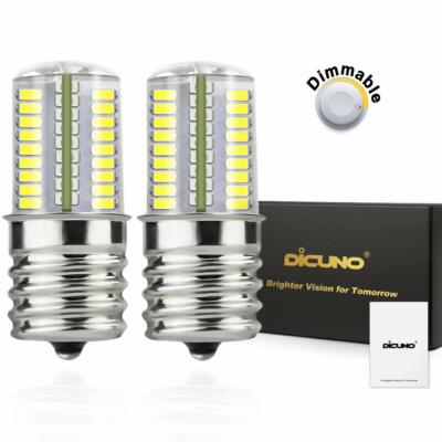 DiCUNO E17 LED Bulb Microwave Oven Light 4 Watt Dimmable Daylight White 6000K...