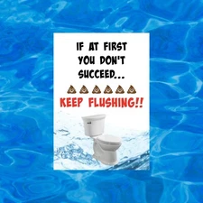 Very Cool Modern Postcard - Humorous Postcard - Naughty Bathroom Humor
