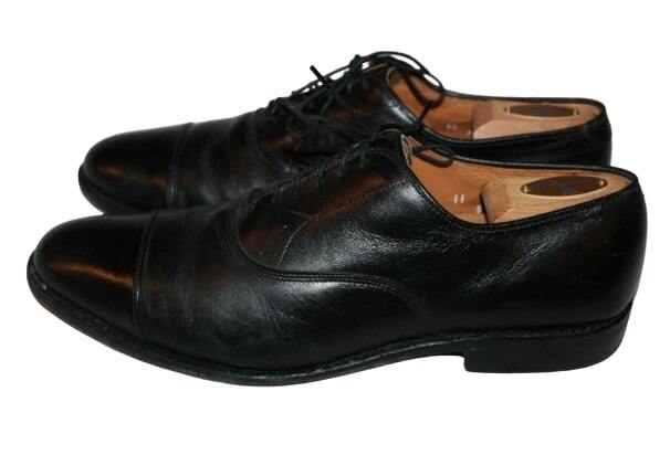 Allen Edmonds 5615 PARK AVENUE Mens Black Leather Cap Toe Oxfords