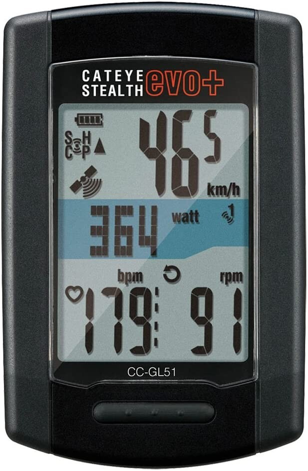 CATEYE - CAT EYE ステルス エボ プラス CC-GL51 stealth evo+ NEW CAT EYE Stealth Evo Plus CC-GL51 GPS CATEYE Evo+ Atlas