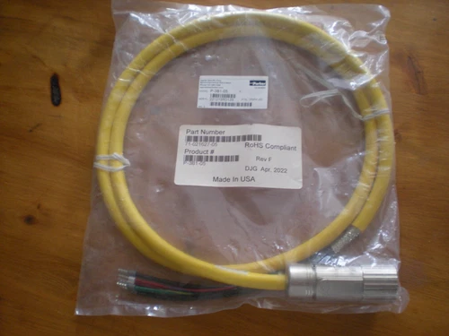 Parker P-3B1-05 Servo Motor Power Cable, M23/PS 6-Pin, 5'