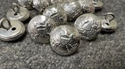 Coat Lot of 17, Silver Pre-Civil War, Mexican War era buttons, 5/8" - NEW, rare