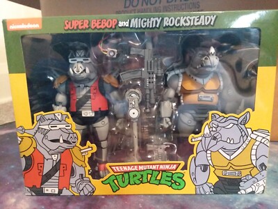 NECA Teenage Mutant Ninja Turtles 7'' Scale Action Figures - Super Bebop and...