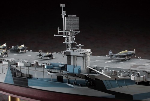 HASEGAWA 1/350 US Navy Escort Carrier CVE-73 Gambia Bay Plastic Model Z27 New - Picture 6 of 7